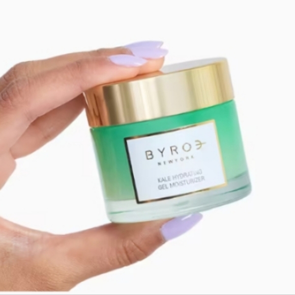 BYROE Kale Hydrating Gel Moisturizer - Green and Gold